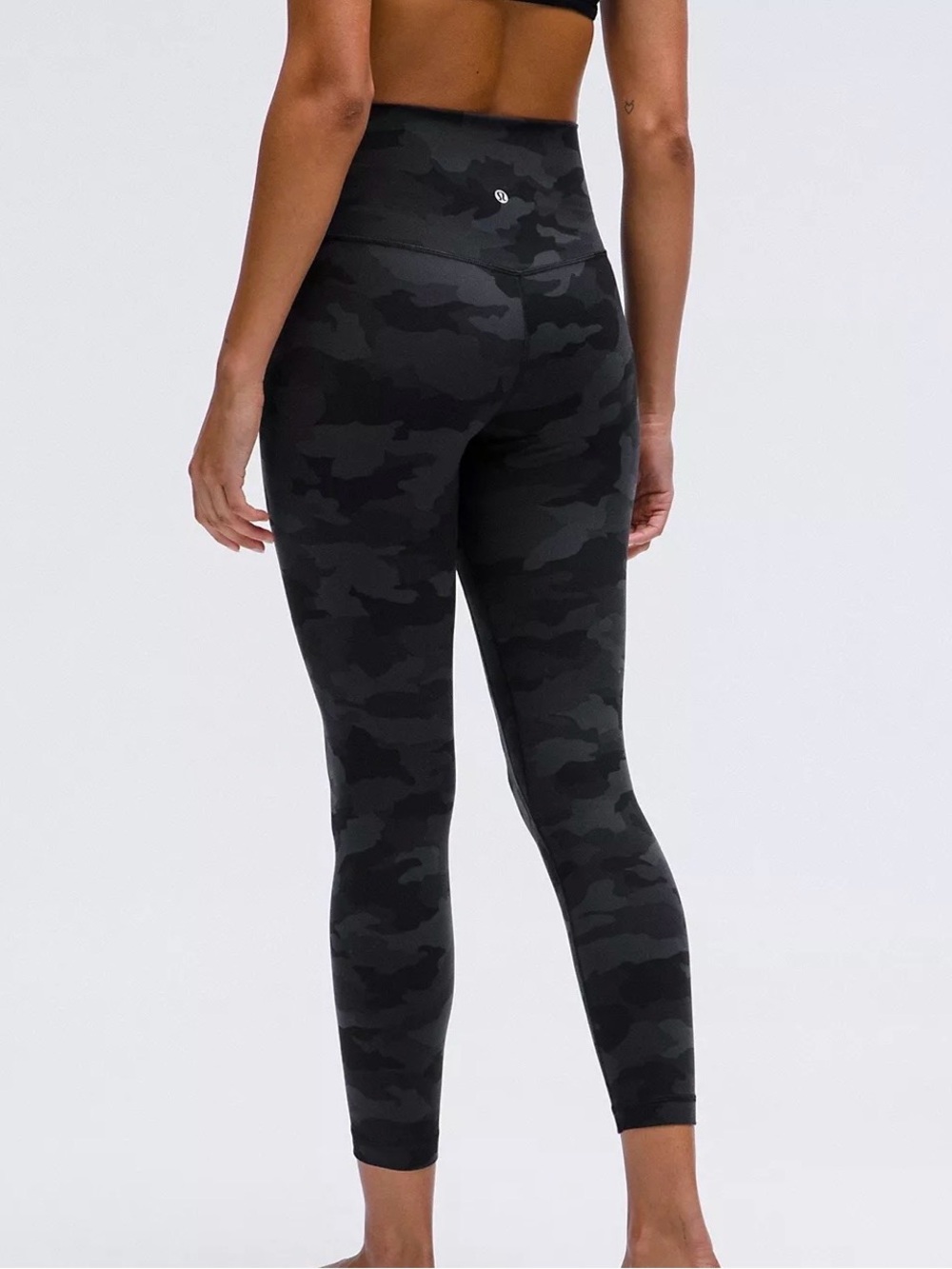Lululemon Align Leggings Women’s 6 Black Camo Trending Yoga Pants 21”